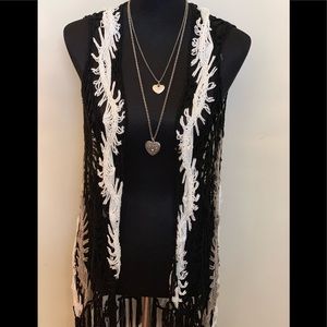 NWT Buckle Cardigan Vest